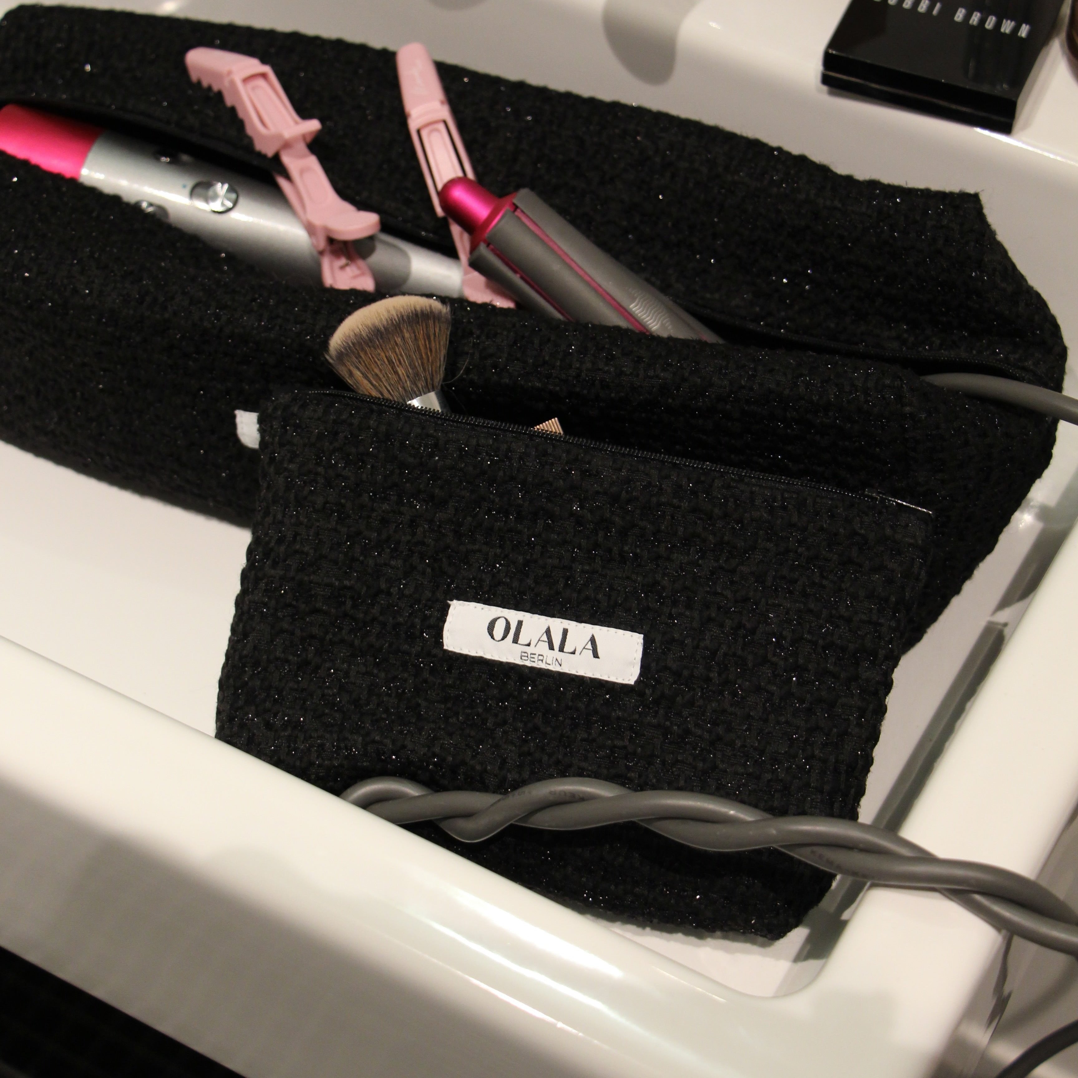 Pouch Black Glitter