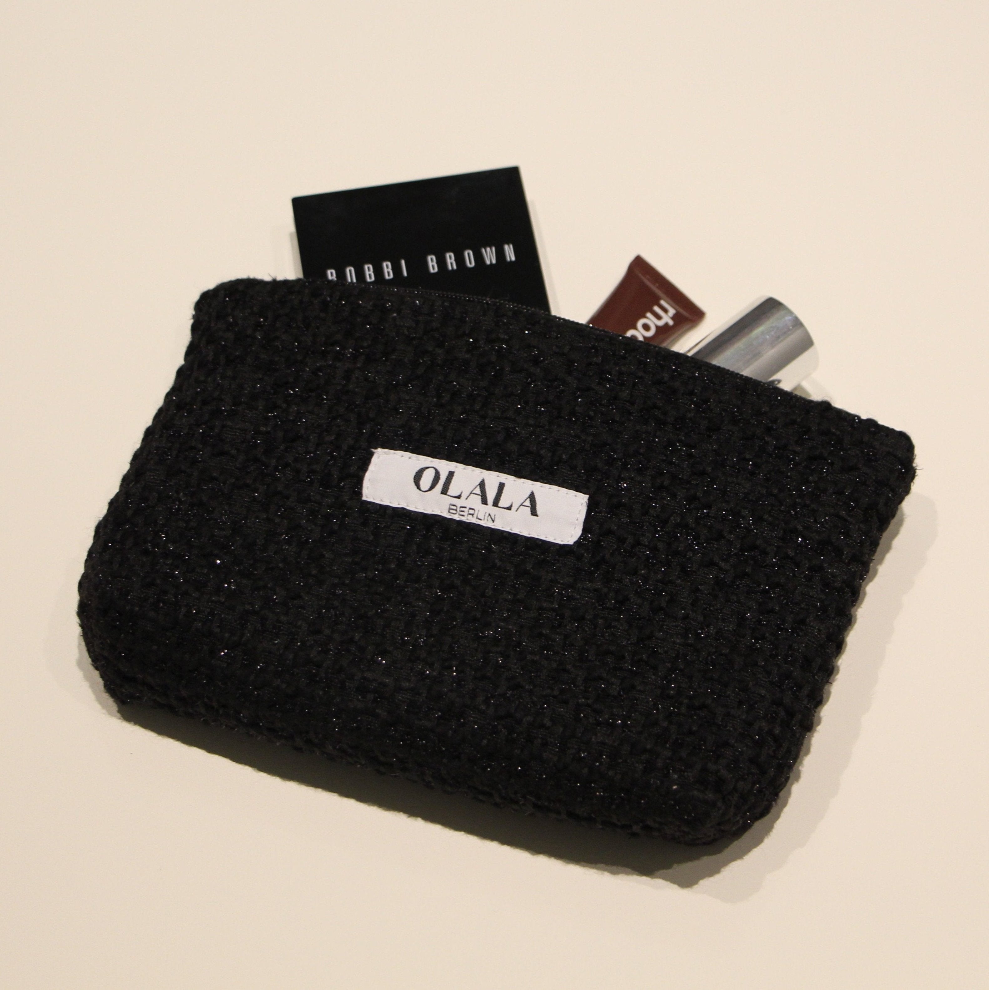 Pouch Black Glitter