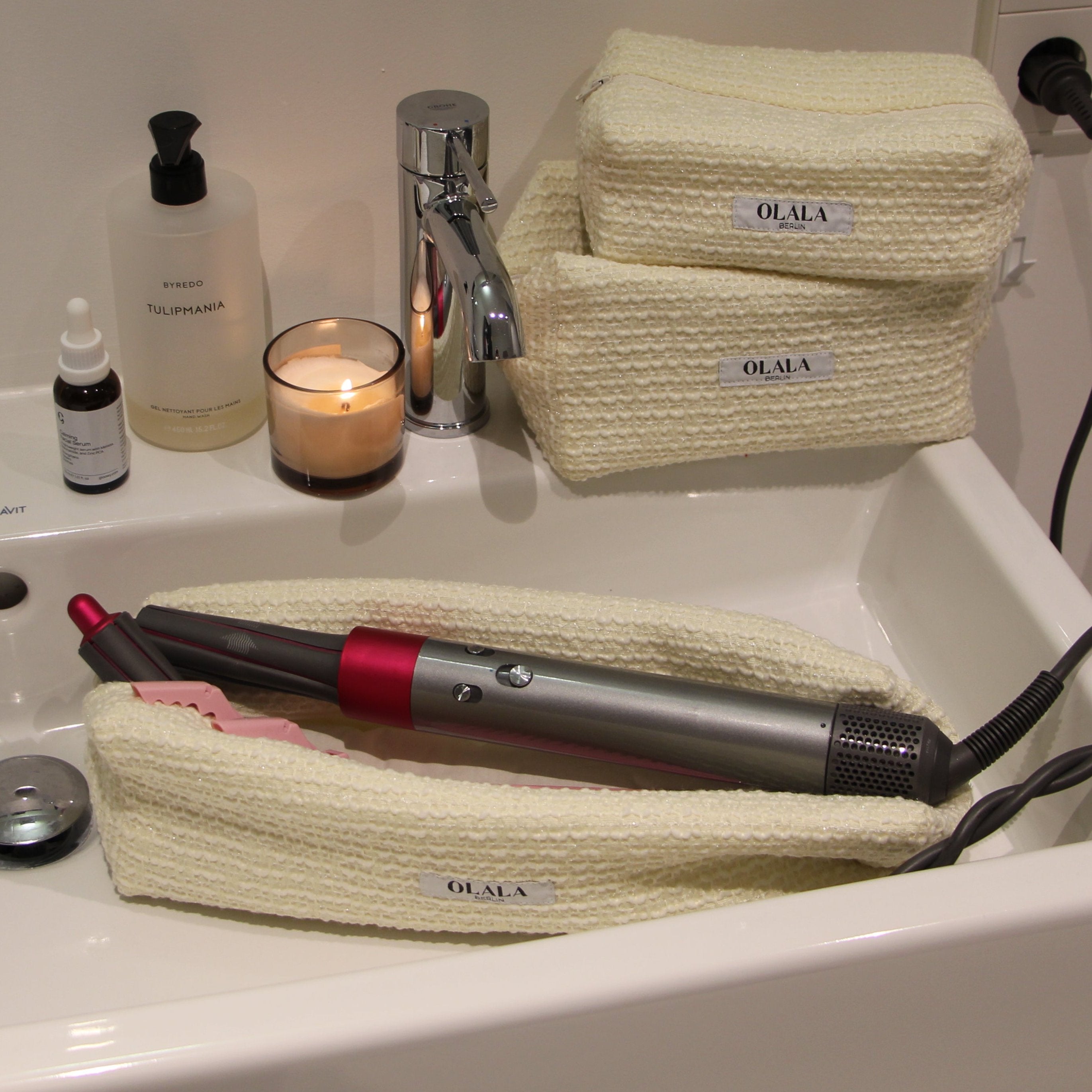 Hairtool Bag Coco Cream
